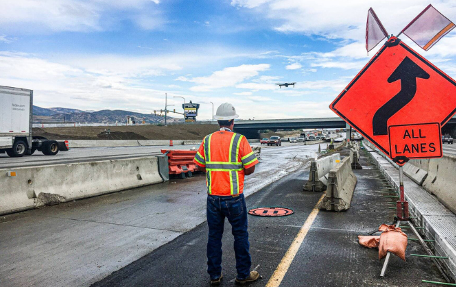 flying-drone-on-highway-2